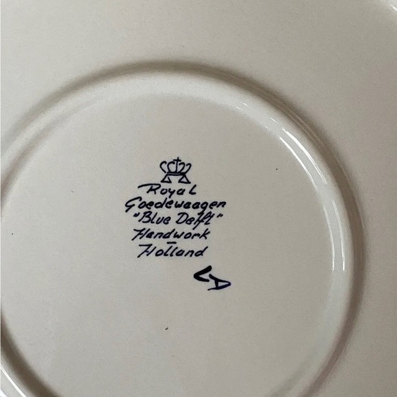 Holland America Line “The Tradition of Excellence” Blauw Delft Plate -EUC - Picture 3 of 3